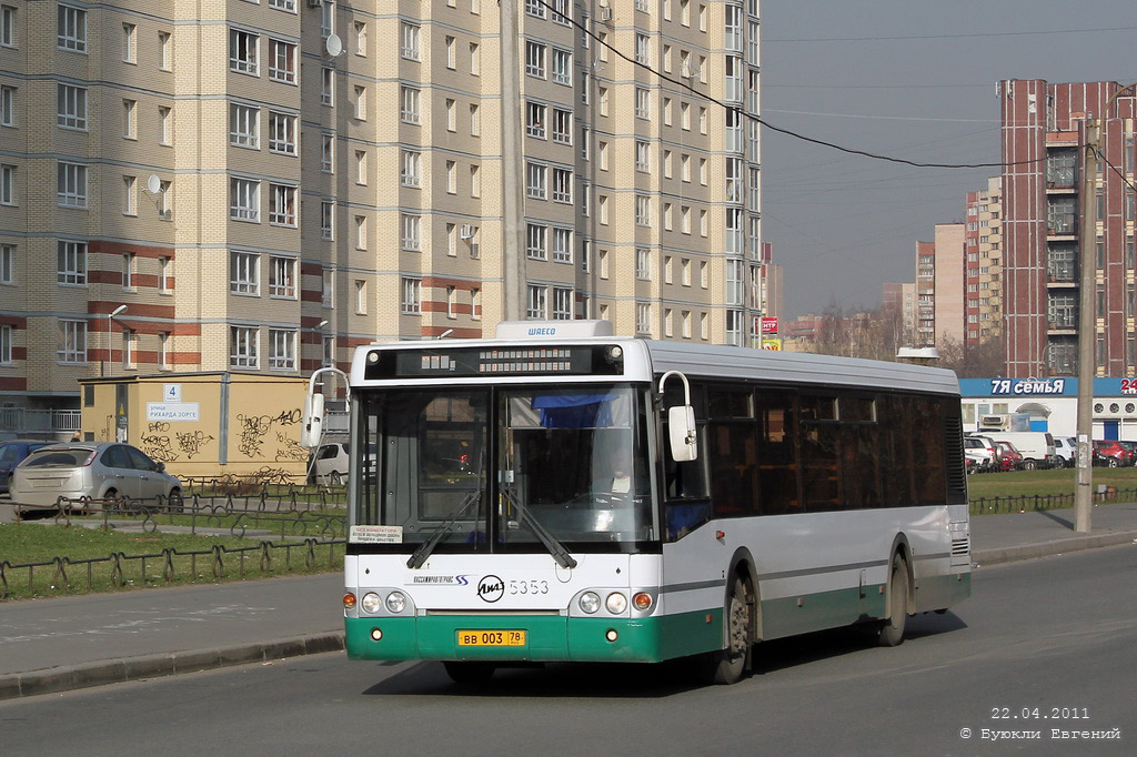 Санкт-Петербург, ЛиАЗ-5292.20 № 5353