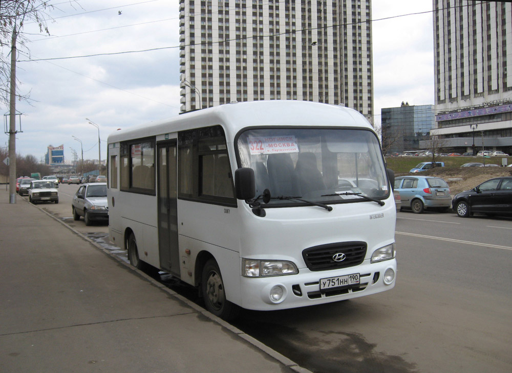 Московская область, Hyundai County SWB (группа ТагАЗ) № У 751 НН 190