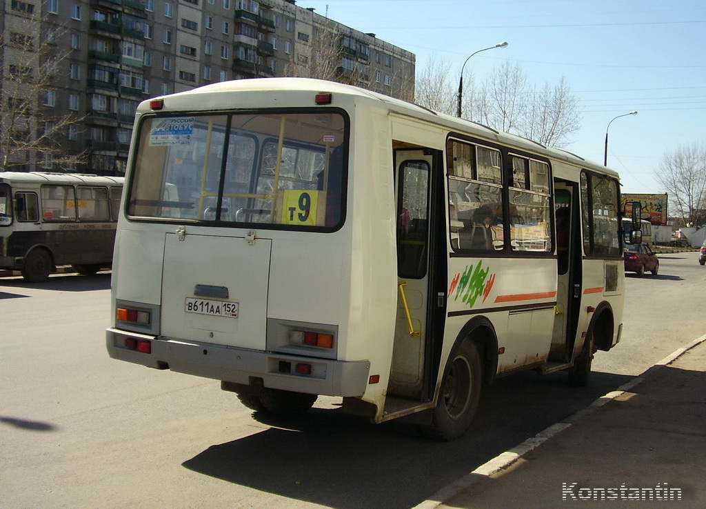 Нижегородская область, ПАЗ-32054 № В 611 АА 152