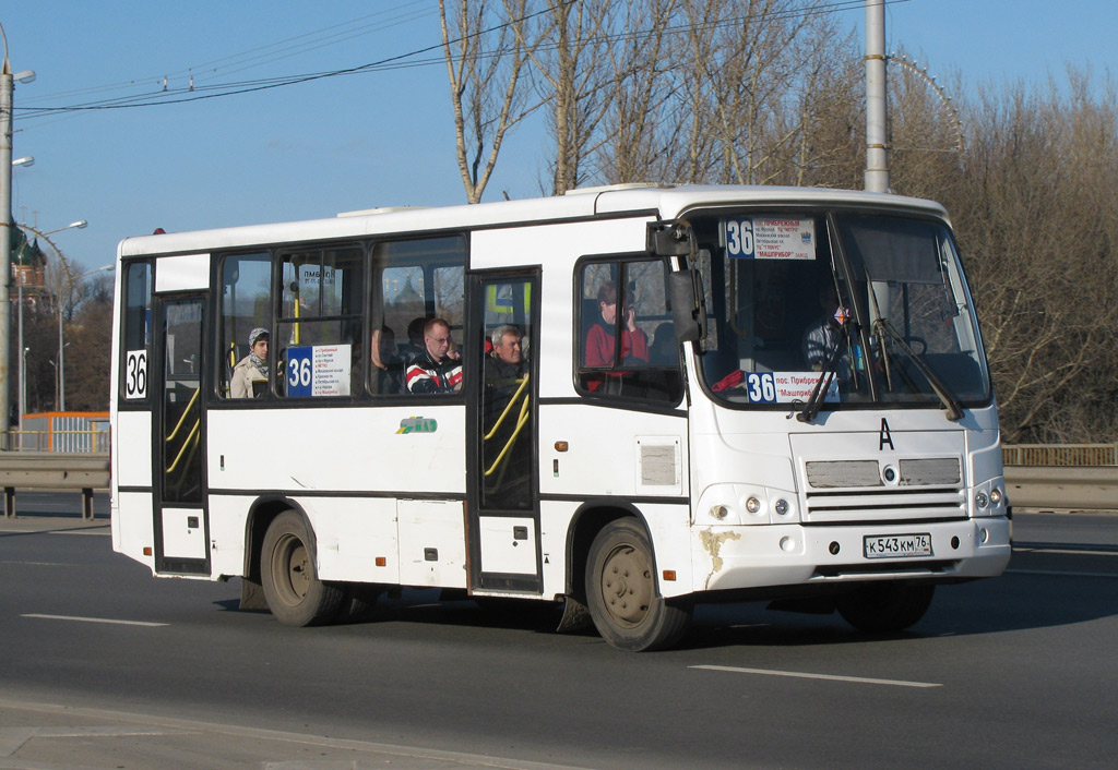 Ярославская область, ПАЗ-320402-03 № К 543 КМ 76