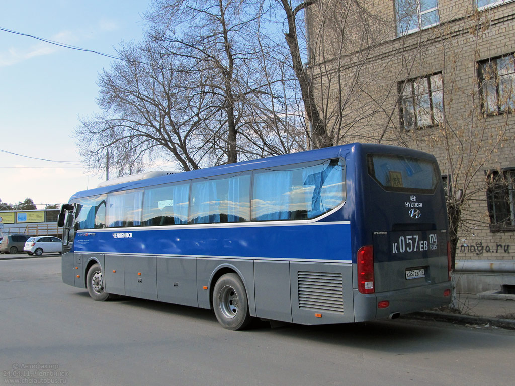 Челябинская область, Hyundai Universe Space Luxury № К 057 ЕВ 174