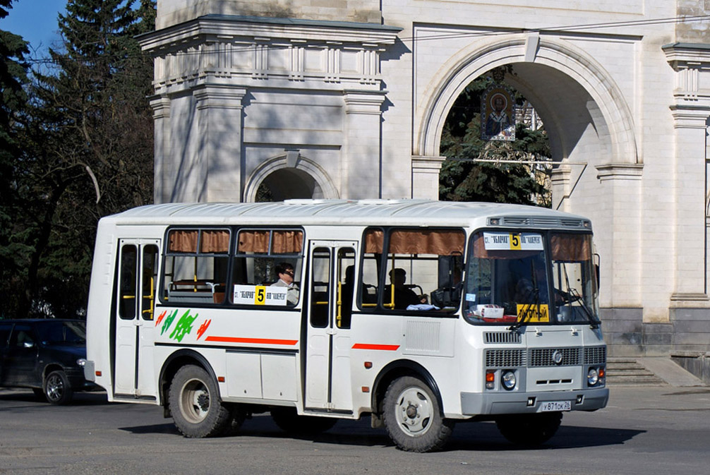 Ставропольский край, ПАЗ-32054 № У 871 ОК 26