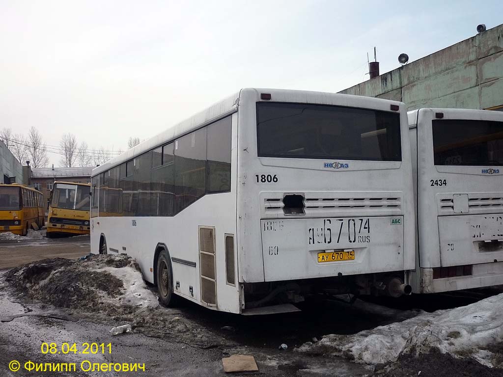 Chelyabinsk region, NefAZ-5299-20-22 Nr. 1806