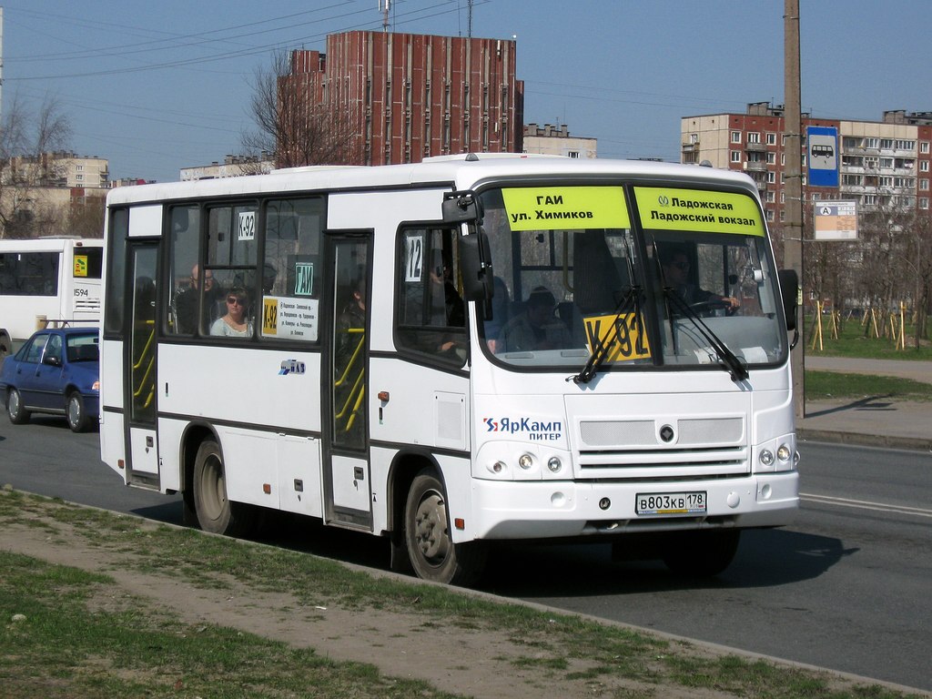 Санкт-Петербург, ПАЗ-320402-03 № В 803 КВ 178