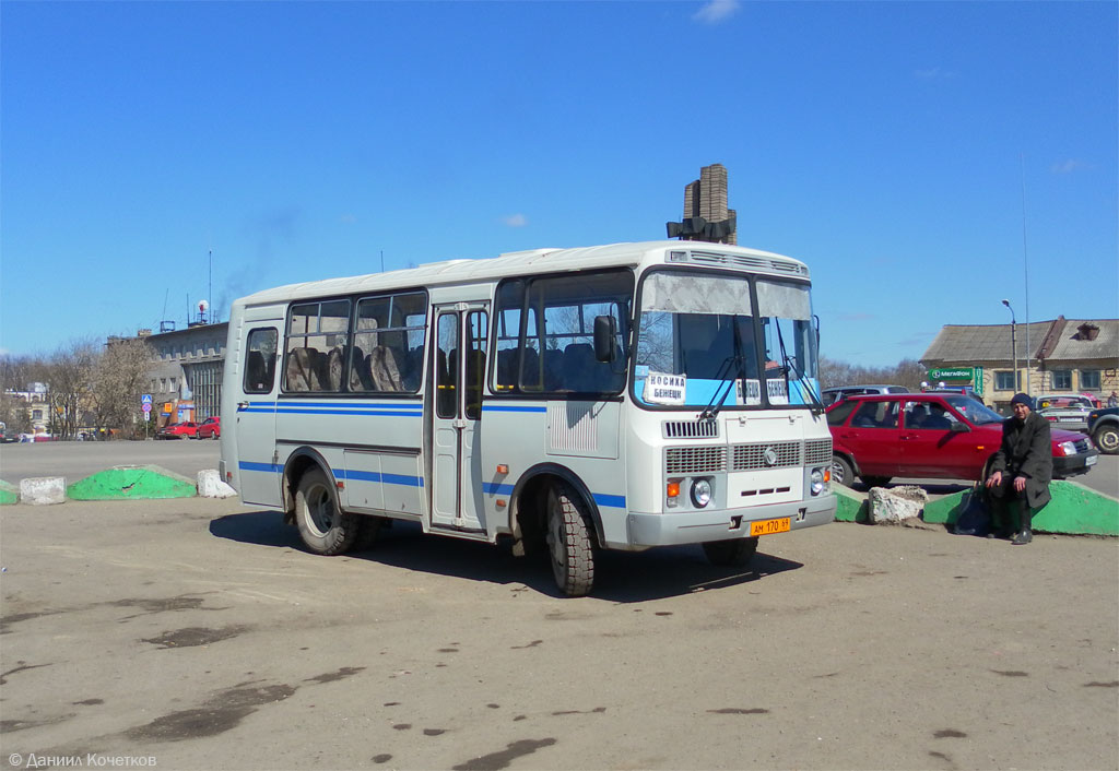 Тверская область, ПАЗ-32053 № АМ 170 69