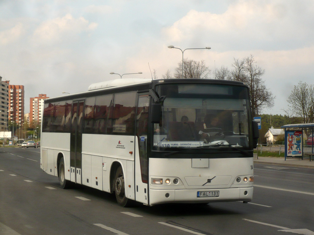 Литва, Volvo B10-400 № 14