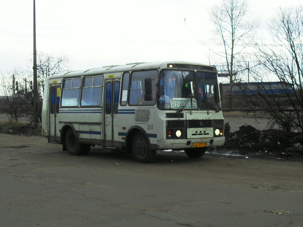 Архангельская область, ПАЗ-32054 № 3107