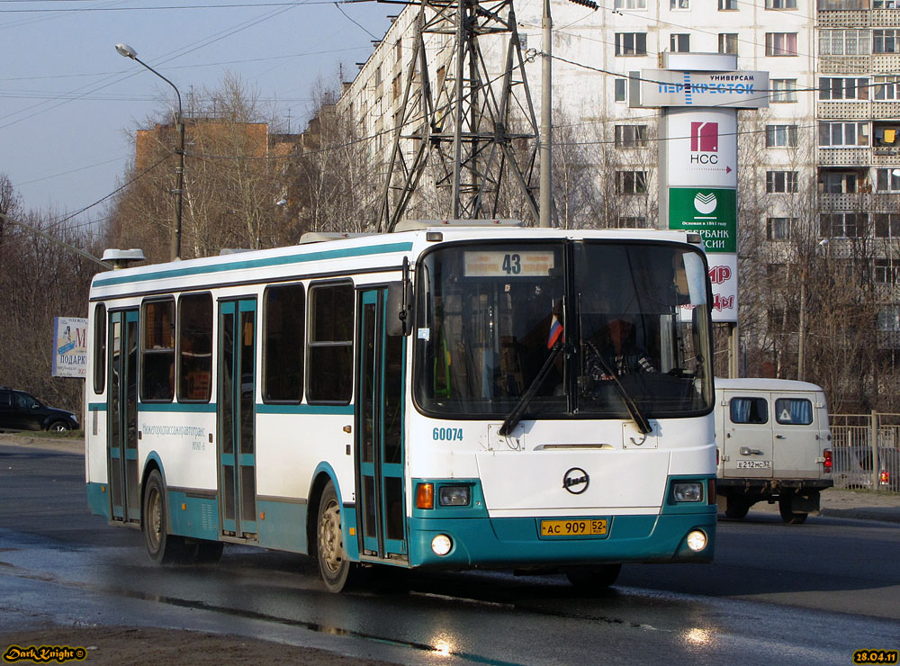 Нижегородская область, ЛиАЗ-5293.00 № 60074