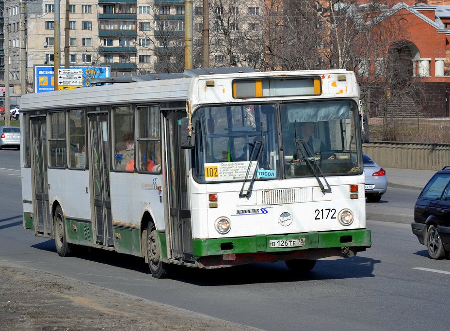 Санкт-Пецярбург, ЛиАЗ-5256.25 № 2172