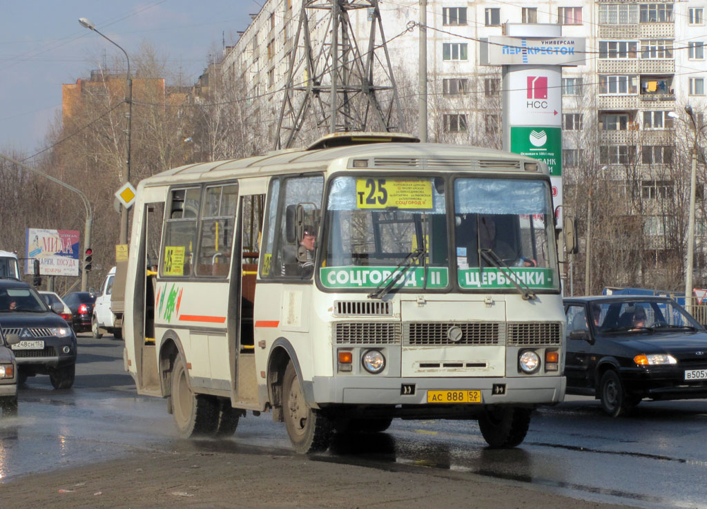 Нижегородская область, ПАЗ-32054 № АС 888 52