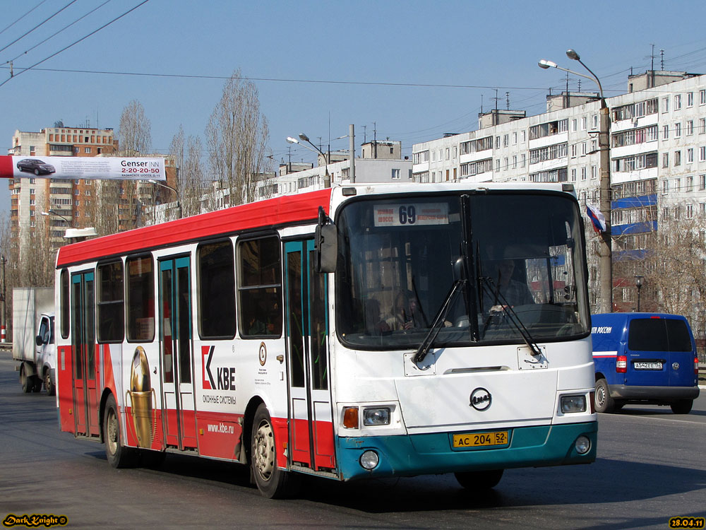 Нижегородская область, ЛиАЗ-5293.00 № 60208