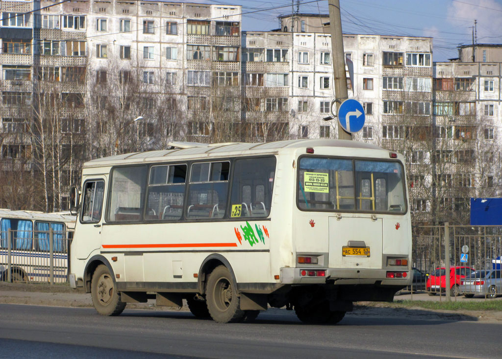 Нижегородская область, ПАЗ-32054 № АС 554 52