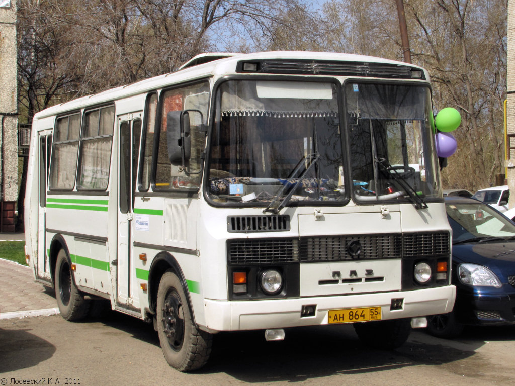 Омская область, ПАЗ-32054-07 № АН 864 55
