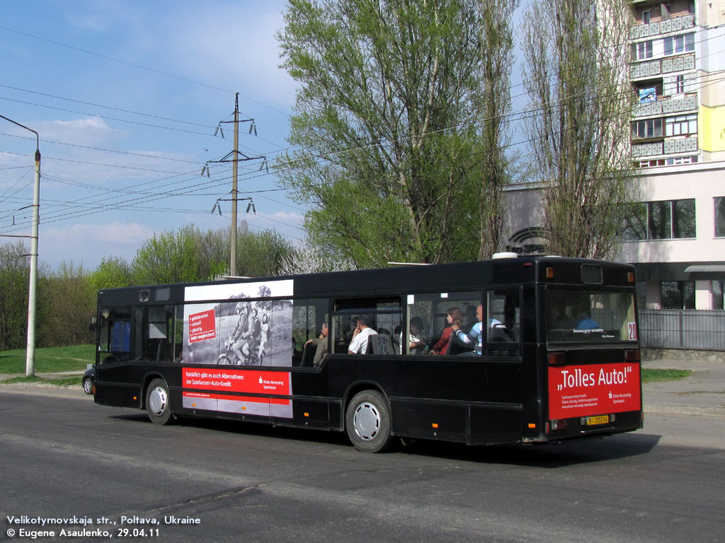 Полтавская область, MAN A10 NL202 № BI 2053 AA