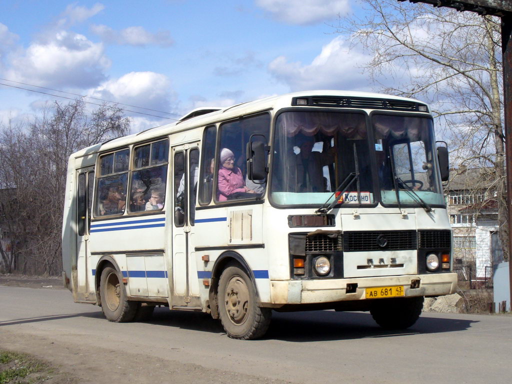 Кировская область, ПАЗ-32054-07 № АВ 681 43