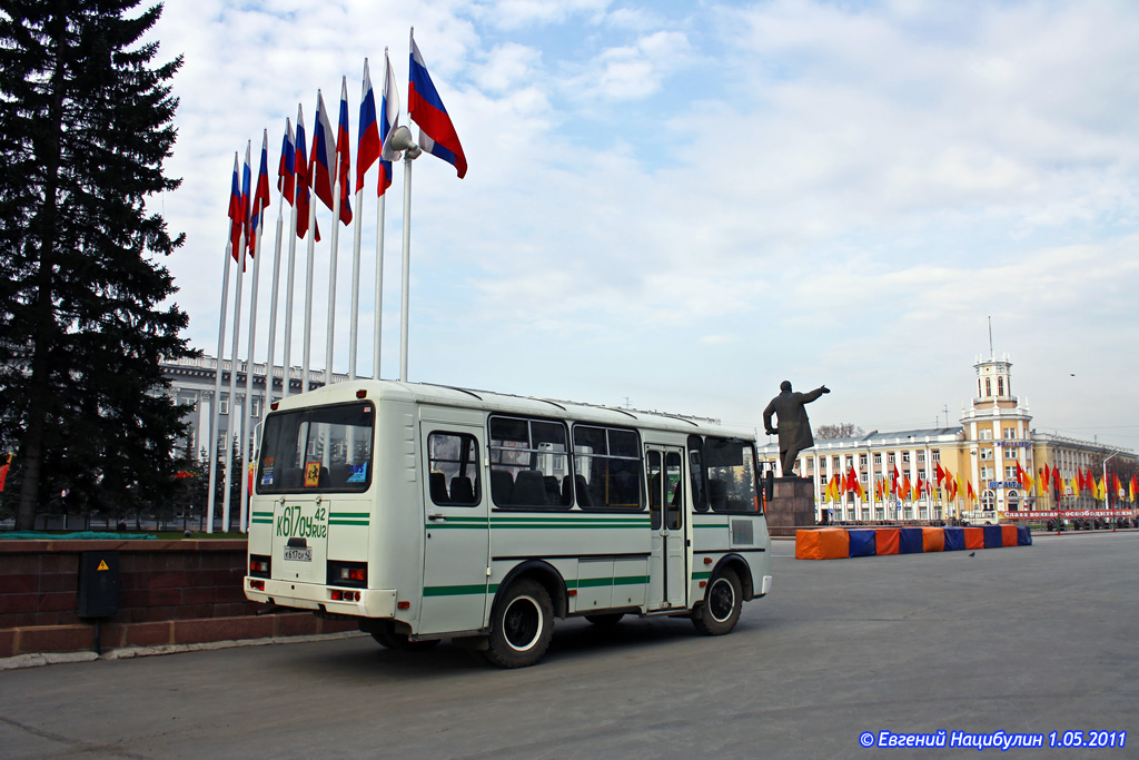 Кемеровская область - Кузбасс, ПАЗ-32053 № К 617 ОУ 42