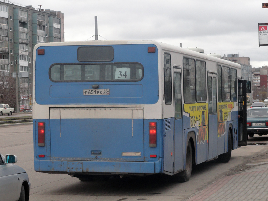 Вологодская область, Scania CN112CL № Р 651 РК 35