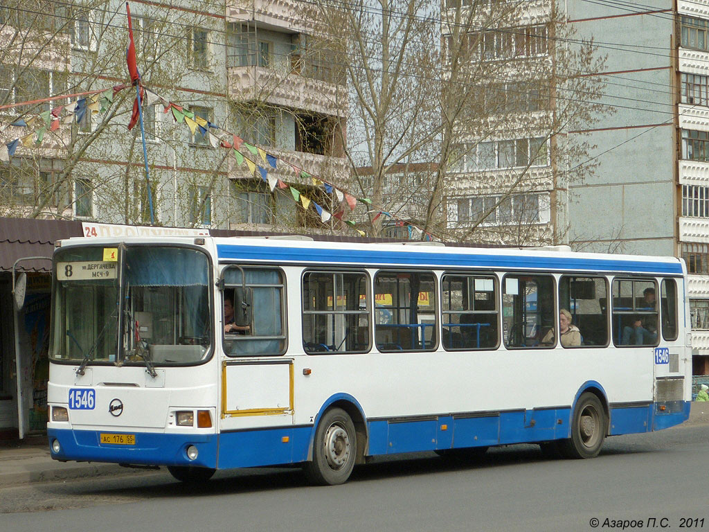 Омская область, ЛиАЗ-5256.45 № 1546