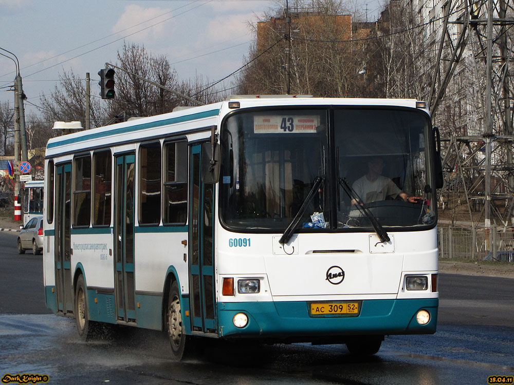 Нижегородская область, ЛиАЗ-5293.00 № 60091