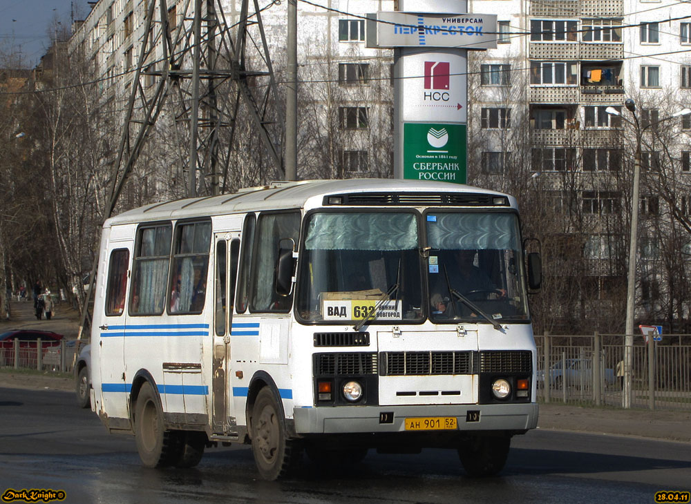 Нижегородская область, ПАЗ-32053 № АН 901 52