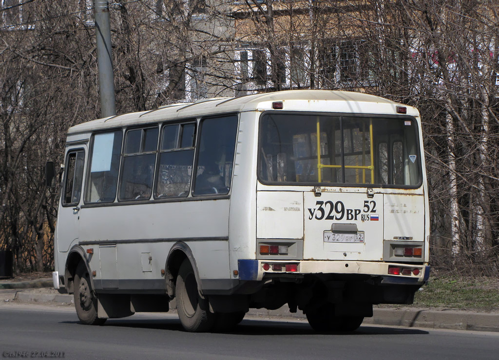 Нижегородская область, ПАЗ-32054 № У 329 ВР 52