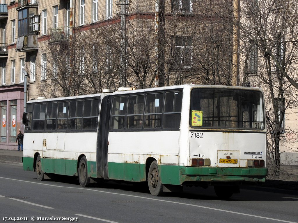 Санкт-Петербург, Ikarus 280.33O № 7182