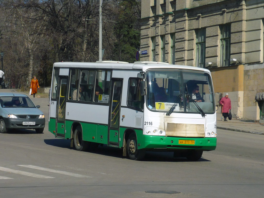 Пензенская область, ПАЗ-320402-03 № 2116