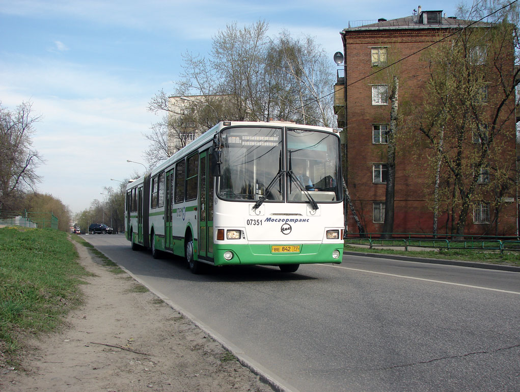 Москва, ЛиАЗ-6212.01 № 07351