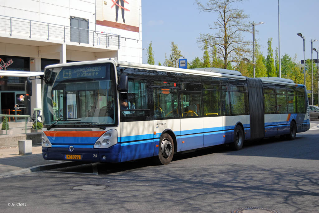 Люксембург, Irisbus Citelis 18M № 34