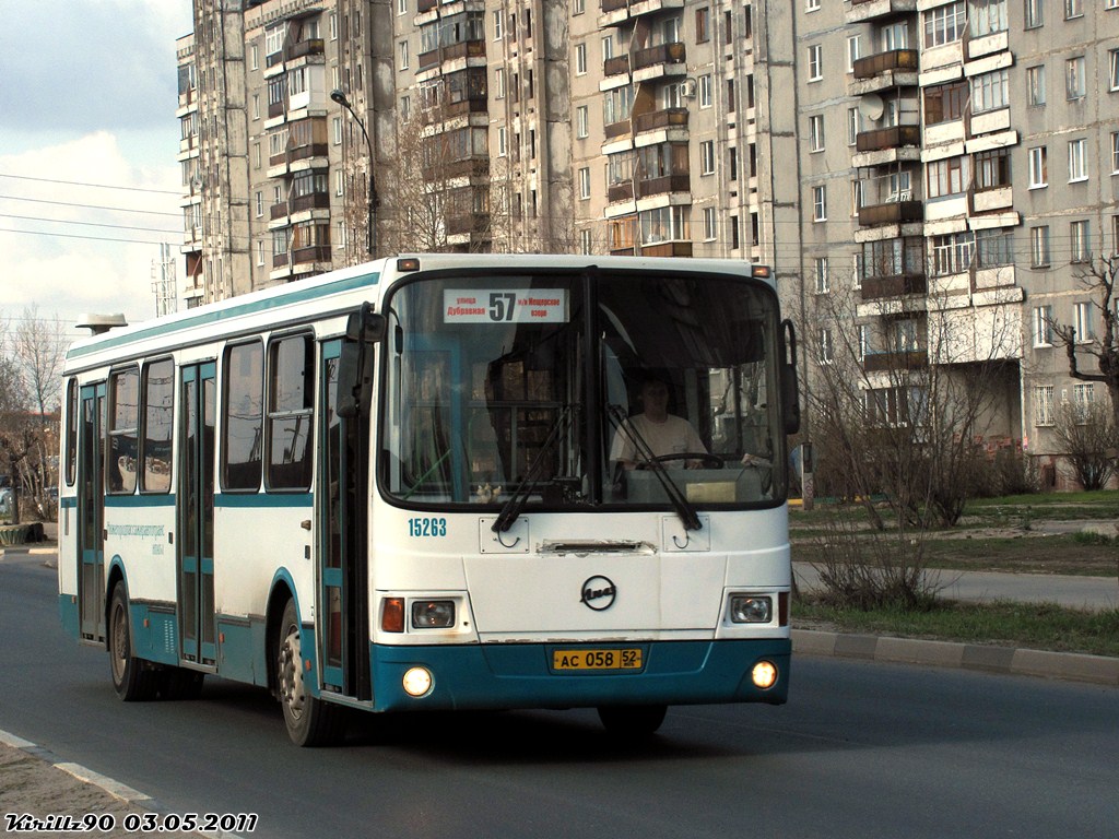 Nizhegorodskaya region, LiAZ-5256.26 Nr. 15263