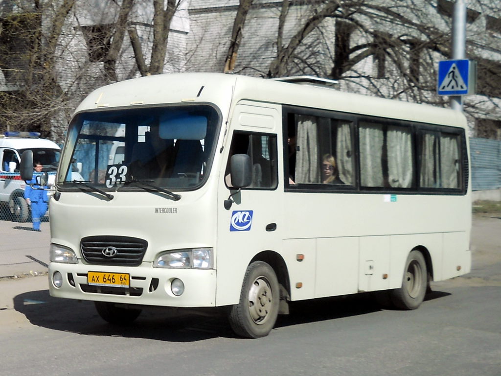 Саратовская область, Hyundai County SWB C08 (РЗГА) № АХ 646 64