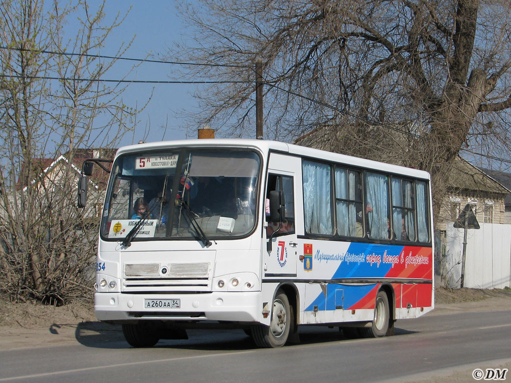 Волгоградская область, ПАЗ-320402-03 № 7254