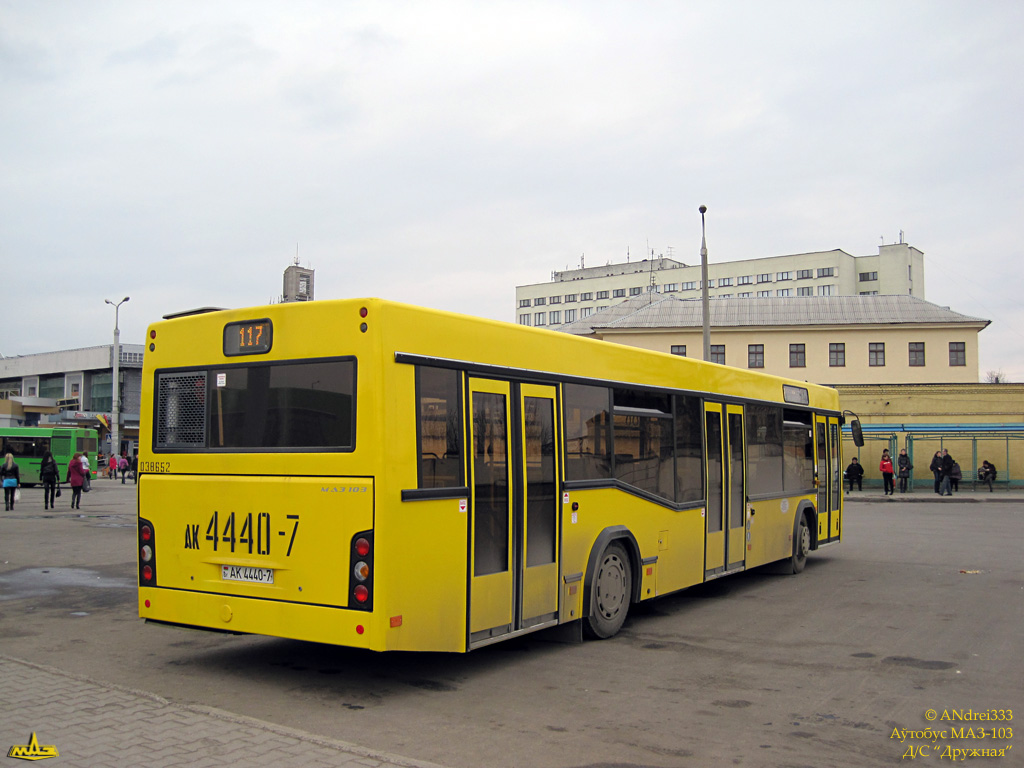 Minsk, MAZ-103.465 Nr. 038652