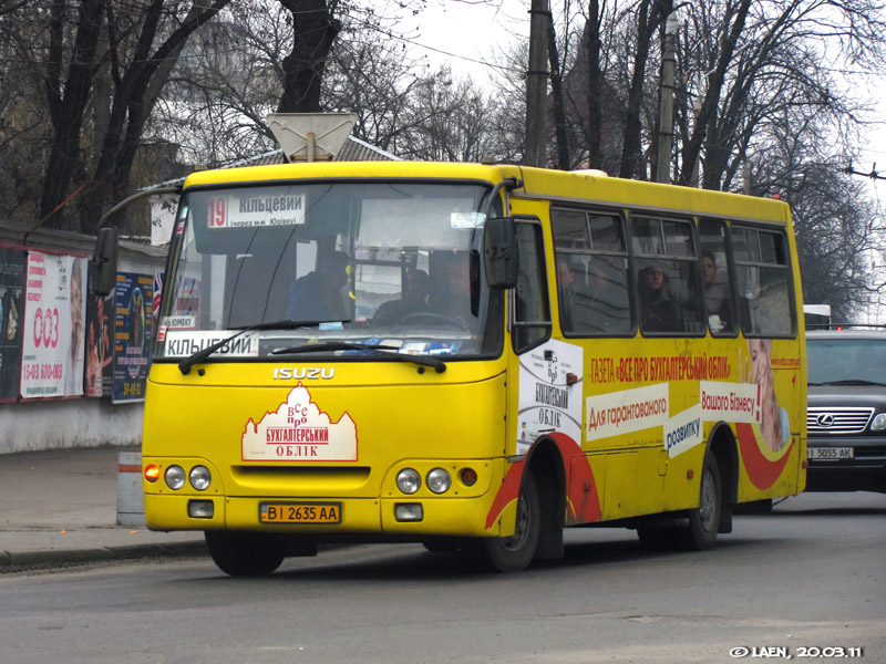 Полтавская область, Богдан А092H2 № BI 2635 AA