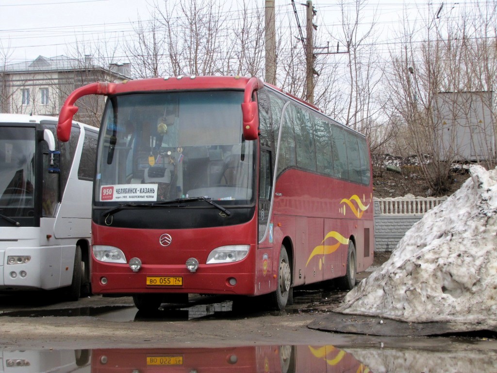 Челябинская область, Golden Dragon XML6129E1A Grand Cruiser № ВО 055 74 —  Фото — Автобусный транспорт