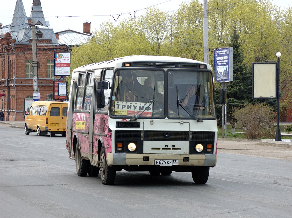 Омская область, ПАЗ-32054-07 № Н 679 КК 55