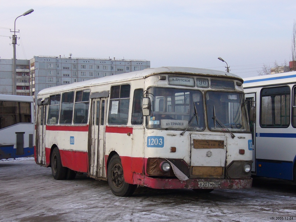 Омская область, ЛиАЗ-677М № 1203