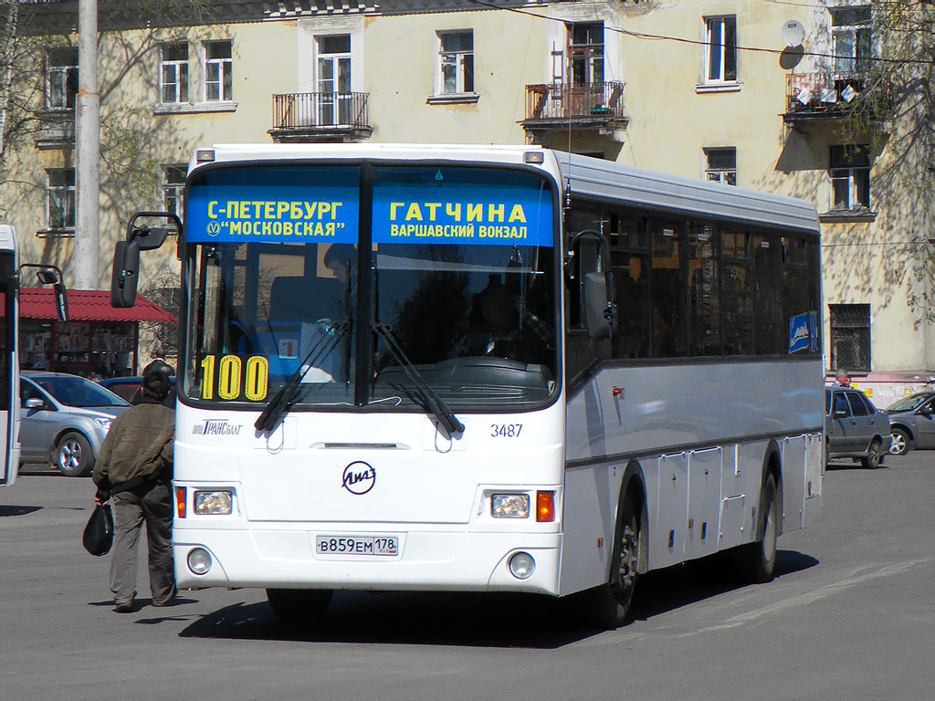 Ленинградская область, ЛиАЗ-5256.58 № 3487