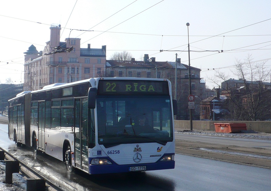 Латвия, Mercedes-Benz O530G Citaro G № 66258