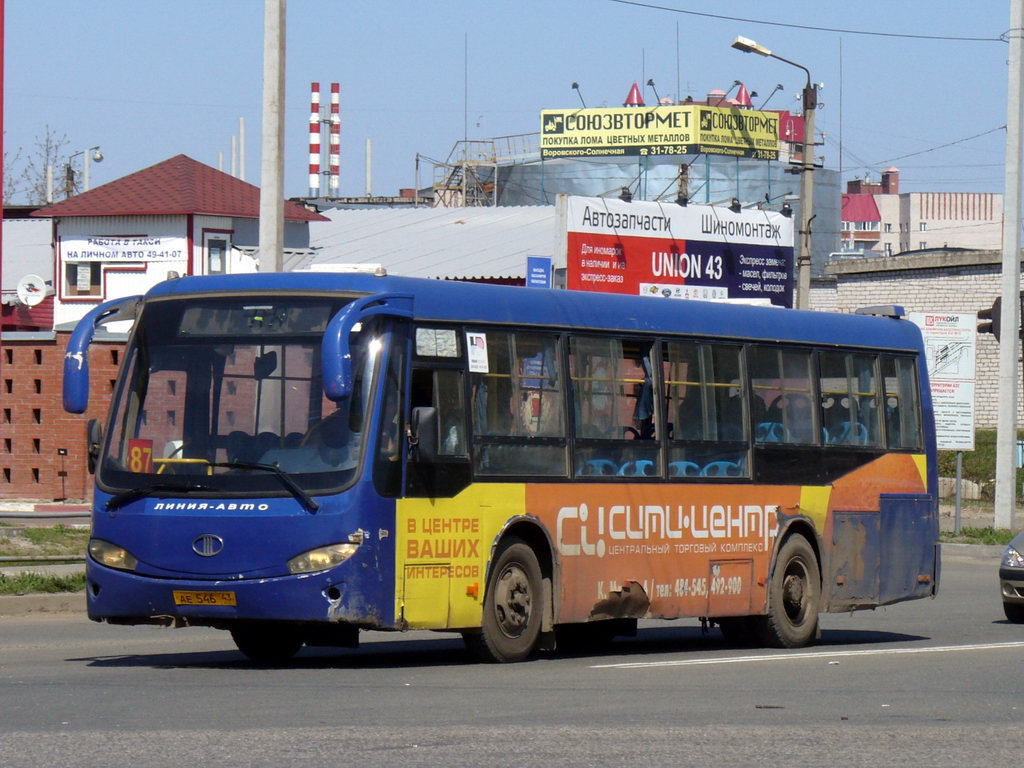 Кировская область, Mudan MD6106 № АЕ 546 43 — Фото — Автобусный транспорт