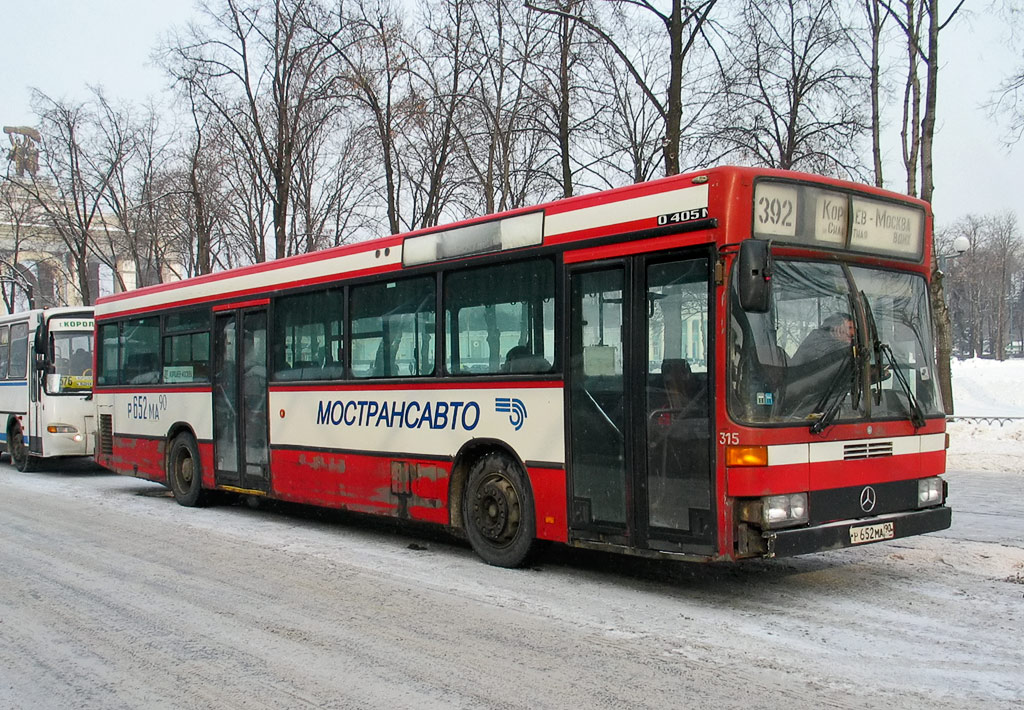 Московская область, Mercedes-Benz O405N № 315