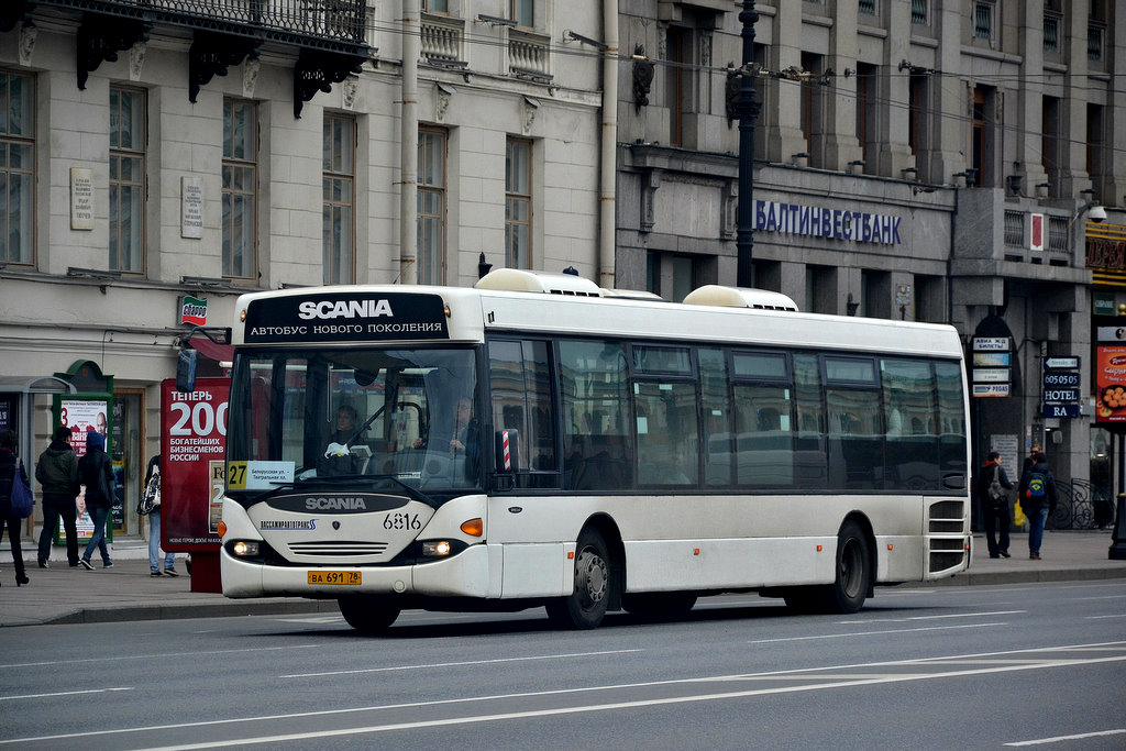 Санкт-Петербург, Scania OmniLink I (Скания-Питер) № 6816