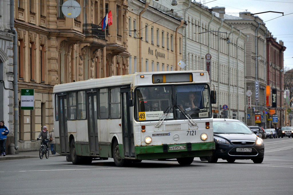 Санкт-Петербург, ЛиАЗ-5256.25 № 7121