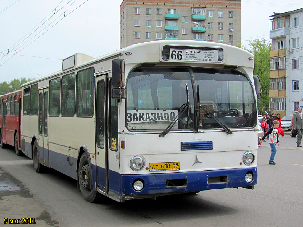 Пензенская область, Mercedes-Benz O305 № АТ 618 58