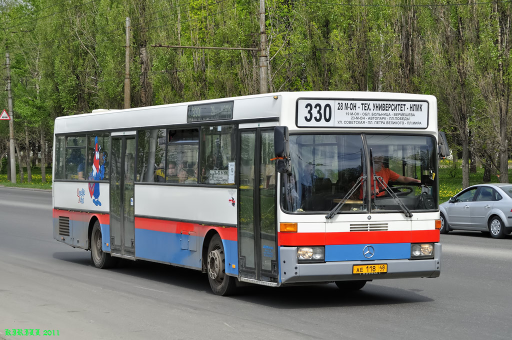 Липецкая область, Mercedes-Benz O405 № АЕ 118 48