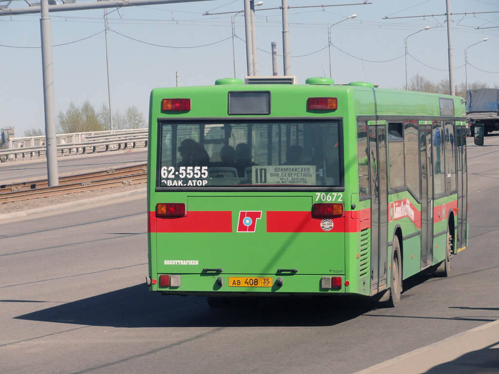 Вологодская область, Mercedes-Benz O405N2 № АВ 408 35