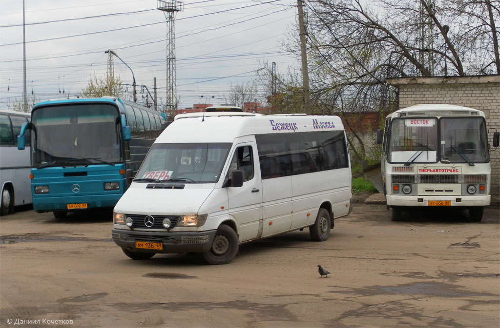 Тверская область, Mercedes-Benz Sprinter W903 312D № АМ 136 69; Тверская область, ПАЗ-32054 № АК 658 69; Тверская область, Mercedes-Benz O303-15RHD № АМ 802 69; Тверская область — Тверской автовокзал