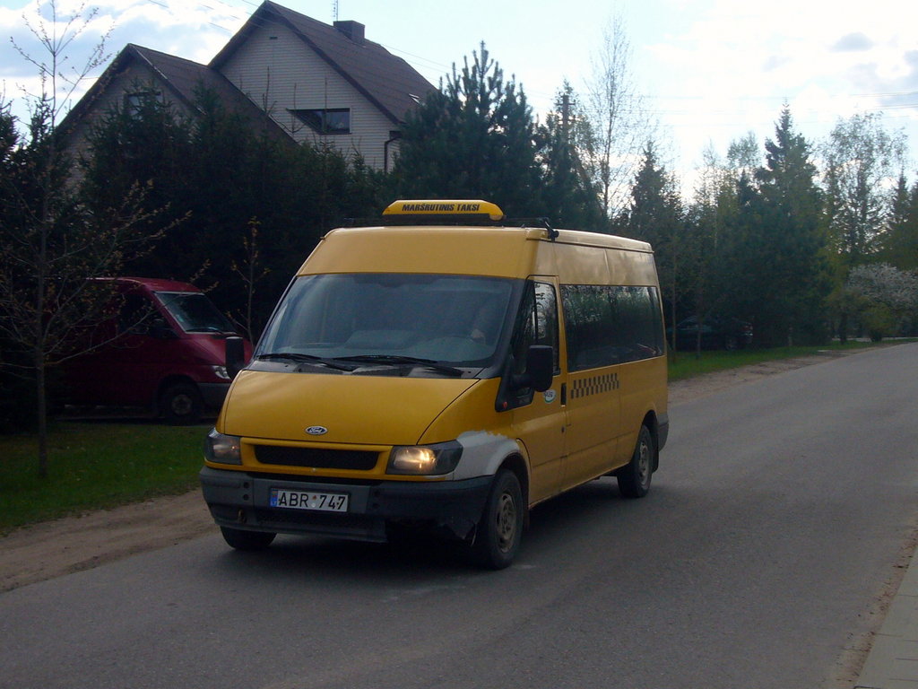 Lithuania, Ford Transit 85T300 # ABR 747