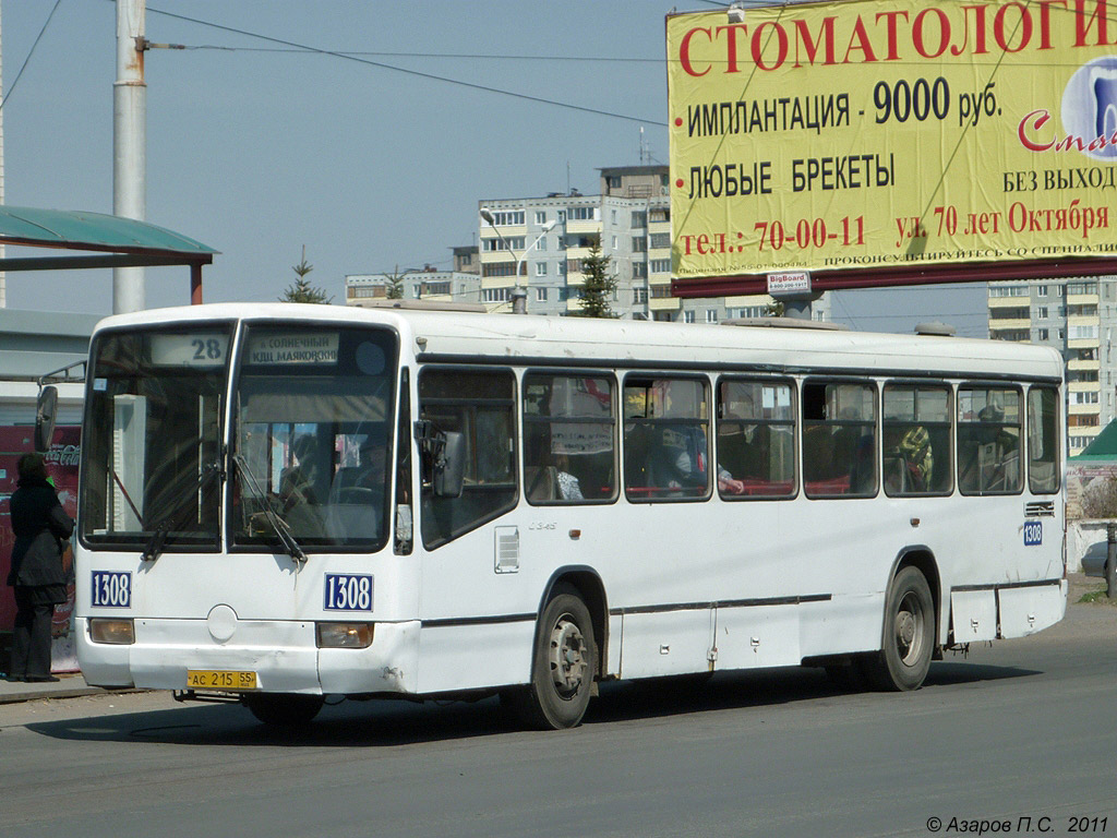 Omsk region, Mercedes-Benz O345 č. 1308
