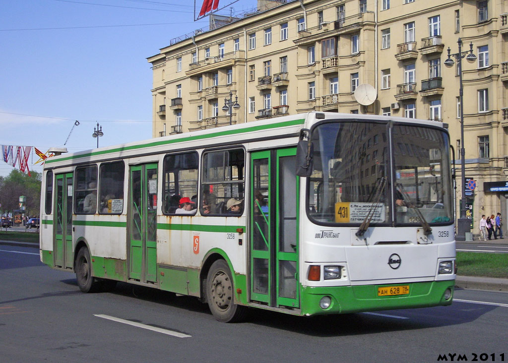 Ленинградская область, ЛиАЗ-5256.25 № 3258